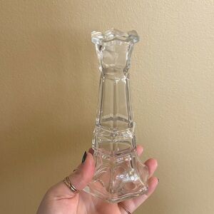 Libbey Gibraltar Clear Glass Rook Bud Vase
